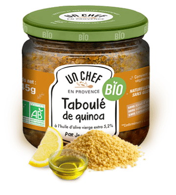 Pot de Taboulé de quinoa - Un Chef en Provence